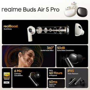 REALME AIR 5 PRO ASTRAL BLACK EARBUDS 02