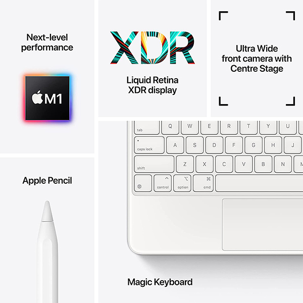  Apple 2021 11-inch iPad Pro (Wi‑Fi, 1TB) - Silver : Electronics